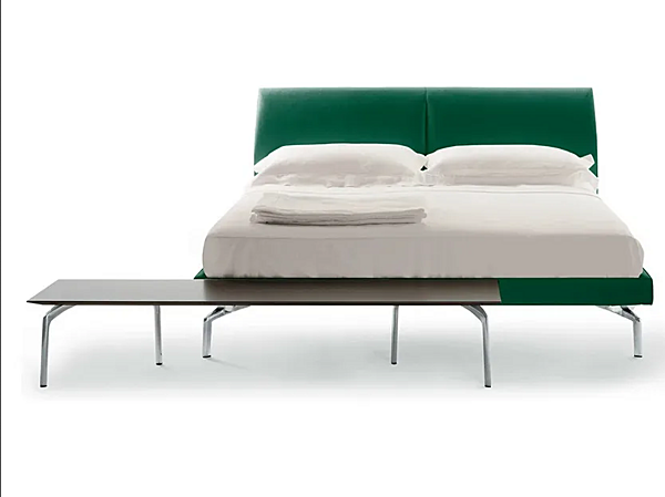 Doppelbett mit gepolsterter Rückwand aus Stoff POLTRONA FRAU EOSONNO Fabrik POLTRONA FRAU aus Italien. Foto №1