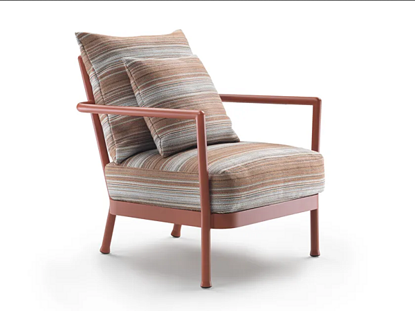Gartenarmchair aus Aluminium und Stoff Camargue FLEXFORM 2A6C1 Fabrik FLEXFORM aus Italien. Foto №1