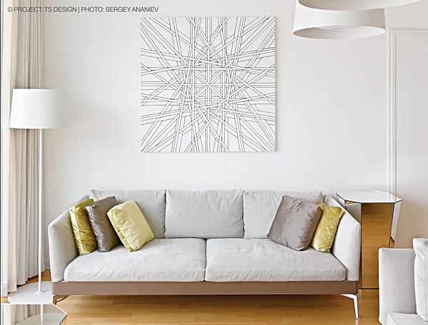 Dreisitzer Sofa aus Stoff mit weicher Rückenlehne FLEXFORM Feel Good Ten Fabrik FLEXFORM aus Italien. Foto №2