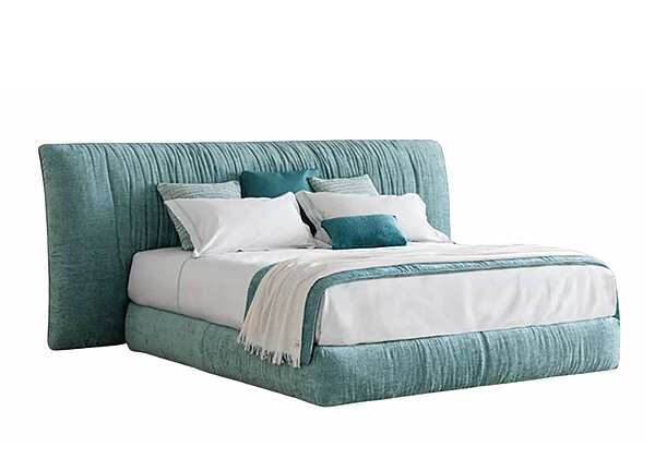 Doppelbett mit abnehmbarem Bezug Layla Flou Fabrik Flou aus Italien. Foto №1