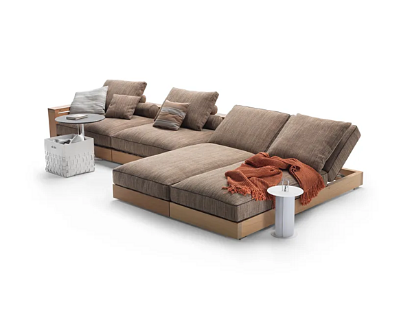 Ecksofa für den Garten aus Stoff FLEXFORM Hamptons Fabrik FLEXFORM aus Italien. Foto №3