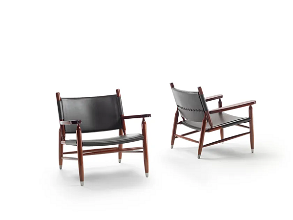 Lederarmchair mit Armlehnen Tessa S H FLEXFORM Fabrik FLEXFORM aus Italien. Foto №4