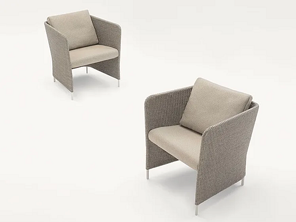Gartenarmchair aus Stoff mit Armlehnen PAOLA LENTI Teatime B56A Fabrik PAOLA LENTI aus Italien. Foto №2