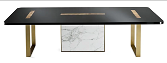 Rechteckiger Esstisch aus Holz MARIONI Tyron Fabrik MARIONI aus Italien