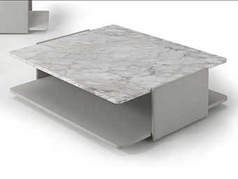 Niedriger quadratischer Couchtisch aus Marmor i 4 Mariani Sella