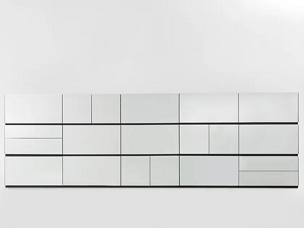 Modulares Büroaufbewahrungssystem aus Glas Gallotti&Radice AIR UP Fabrik Gallotti & Radice aus Italien. Foto №1