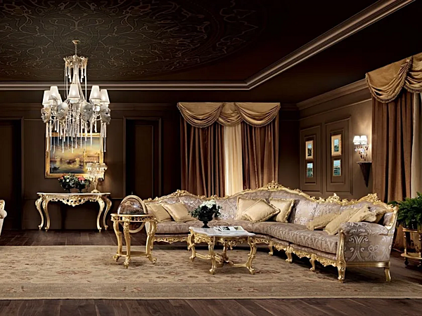 Konsolentisch aus massivem Holz Modenese Luxury Interiors 11606 Fabrik MODENESE GASTONE aus Italien. Foto №5