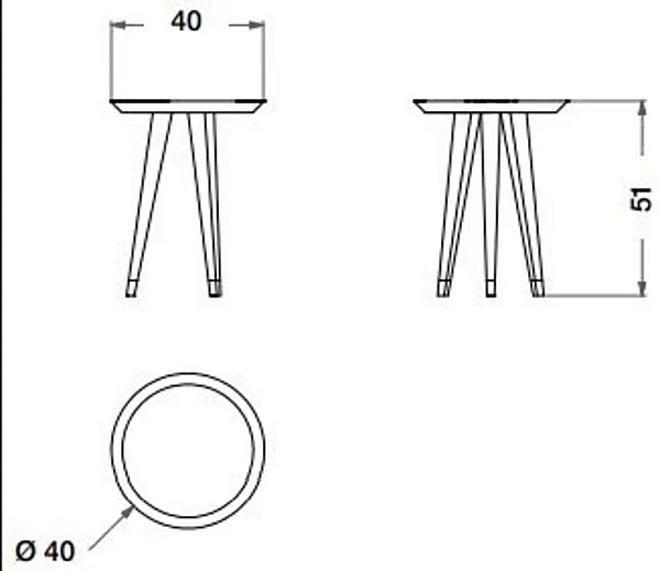 Runder Metall-Beistelltisch Eclipse CPRN HOMOOD E238 Fabrik CPRN HOMOOD aus Italien. Foto №3