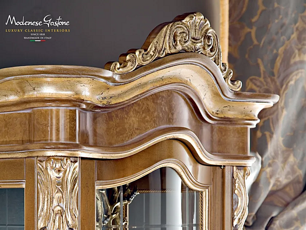 Pendeluhr aus Holz Modenese Luxury Interiors 13608 Fabrik MODENESE GASTONE aus Italien. Foto №3