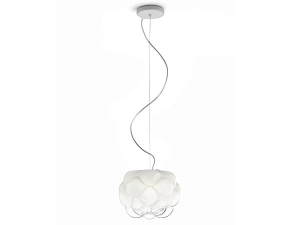 Glas Pendelleuchte Cloudy Fabbian F21 A01 71 Fabrik Fabbian aus Italien. Foto №1