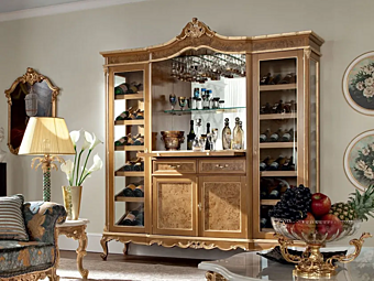 Hochschrank aus Massivholz Modenese Luxury Interiors 12132 Hochschrank aus Massivholz Modenese Luxury Interiors 12132 Fabrik MODENESE GASTONE aus Italien