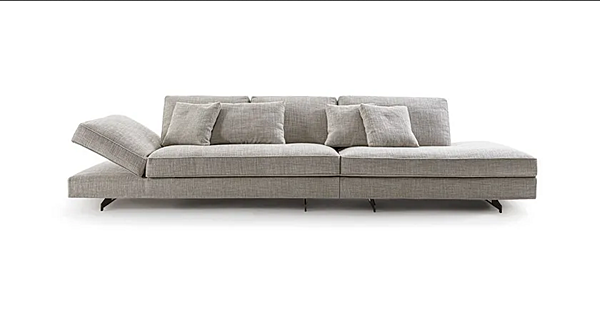 Ecksofa aus Stoff mit abnehmbarem Bezug Davis Flat Frigerio Fabrik Frigerio aus Italien. Foto №5