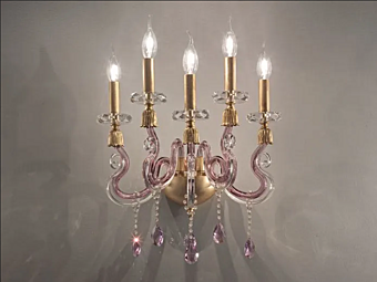 Wandleuchte mit Swarovski-Kristallen Euroluce Lampadari Iside A5