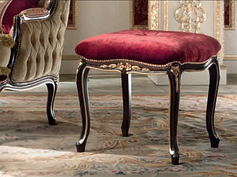 Niedriger Stoffhocker Modenese Luxury Interiors 15503