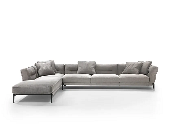 Ecksofa aus Stoff mit weicher Rückenlehne FLEXFORM ADDA Fabrik FLEXFORM aus Italien. Foto №1