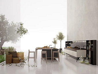 Marmor Küche mit Insel Euromobil Sei Küche Fabrik Euromobil aus Italien