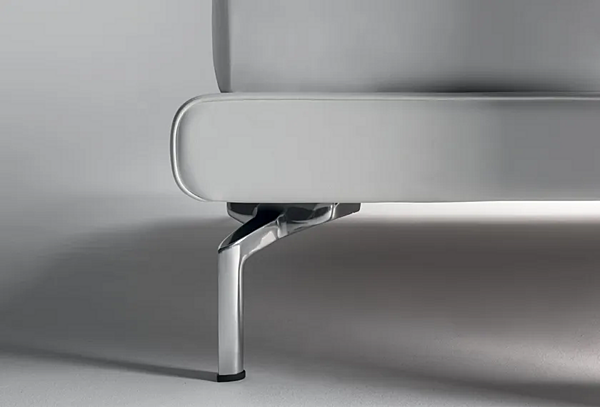 Doppelbett mit gepolsterter Rückwand aus Stoff POLTRONA FRAU EOSONNO Fabrik POLTRONA FRAU aus Italien. Foto №9