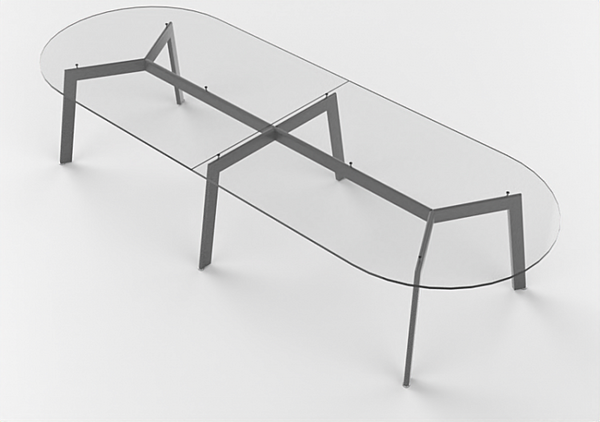 Tisch DESALTO Link 499 - modular tables D158 Fabrik DESALTO aus Italien. Foto №1