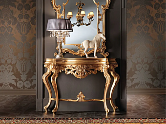 Konsolentisch aus Massivholz mit Schubladen Modenese Luxury Interiors 11608 Konsolentisch aus Massivholz mit Schubladen Modenese Luxury Interiors 11608 Fabrik MODENESE GASTONE aus Italien