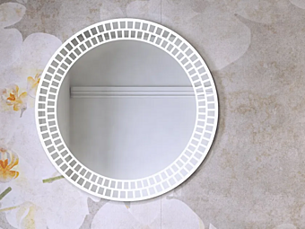 Runder Badezimmer Spiegel mit integrierter Beleuchtung ARTELINEA Ri Tratti TRB, TRD Fabrik ARTELINEA aus Italien