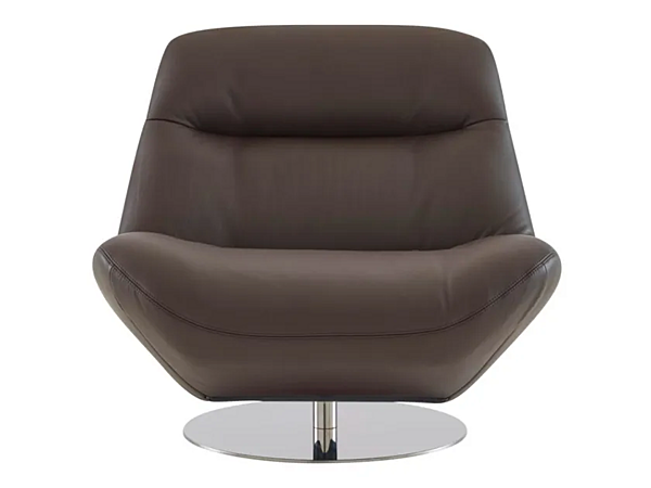 Drehbares Lederarmchair Manarola LIGNE ROSET 14090205 Fabrik LIGNE ROSET aus Italien. Foto №1