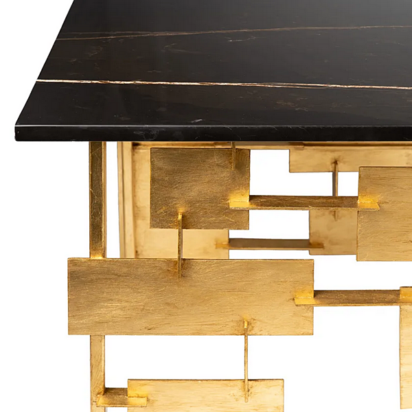 Quadratischer Couchtisch aus Marmor für das Wohnzimmer MARIONI RAYMOND 02716 Fabrik MARIONI aus Italien. Foto №2