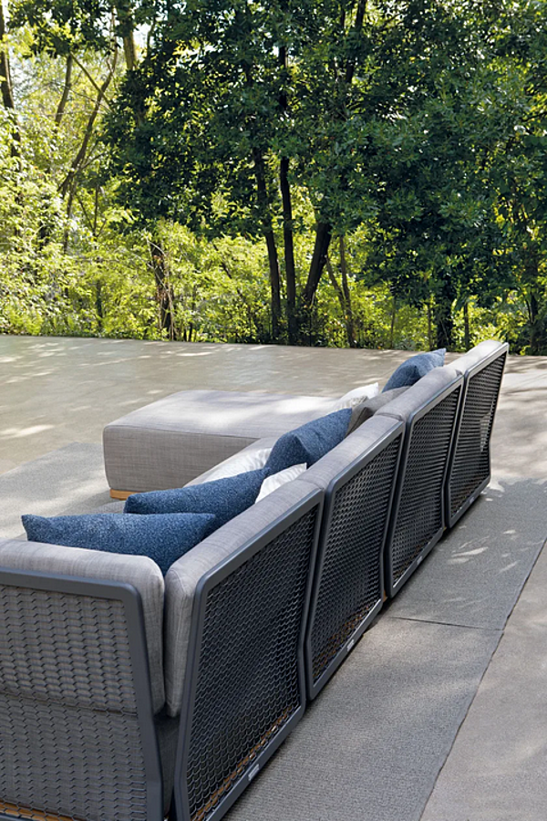 Modularer Gartensofa für 4 Personen aus Stoff Atmosphera Switch Fabrik ATMOSPHERA aus Italien. Foto №7