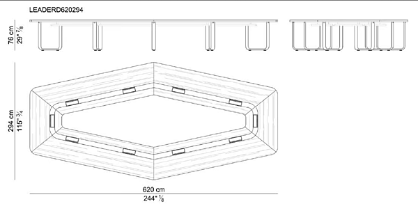 Modularer Holztisch für Besprechungen mit Kabelmanagement i 4 Mariani Fabrik i 4 Mariani aus Italien. Foto №6