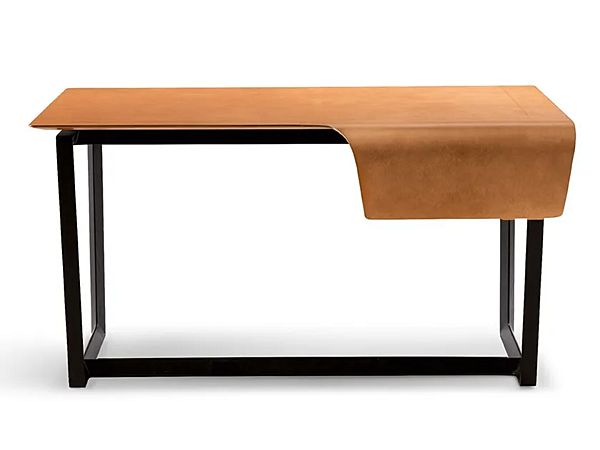 Schreibtisch aus gegerbtem Leder Fred POLTRONA FRAU Fabrik POLTRONA FRAU aus Italien. Foto №2