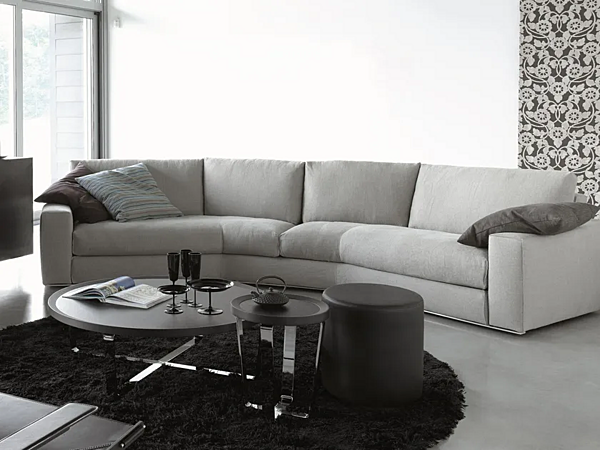 Ecksofa aus Stoff oder Leder 810 Fly VIBIEFFE Fabrik VIBIEFFE aus Italien. Foto №10