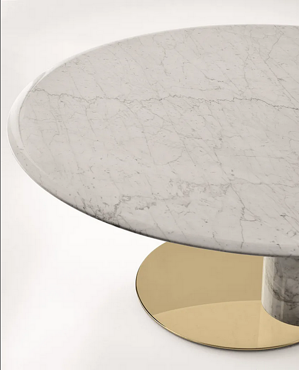 Ovaler Tisch aus Carrara-Marmor Gallotti&Radice Oto Big Fabrik Gallotti & Radice aus Italien. Foto №2