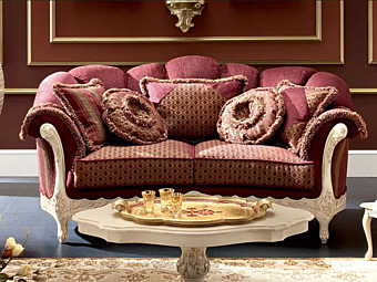Zweisitzer Stoffsofa Modenese Luxury Interiors 13419 Zweisitzer Stoffsofa Modenese Luxury Interiors 13419 Fabrik MODENESE GASTONE aus Italien