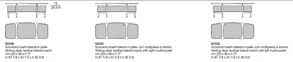 Rechteckiger Schreibtisch aus Holz Mogul GIORGETTI Fabrik GIORGETTI aus Italien. Foto №5