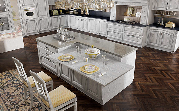 Küche HOME CUCINE GOLD ELITE07 Fabrik HOME CUCINE aus Italien. Foto №4