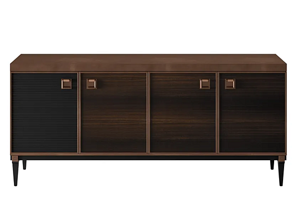 Holzfurnier Sideboard mit Türen Sesto Senso CPRN HOMOOD S525 Fabrik CPRN HOMOOD aus Italien. Foto №1