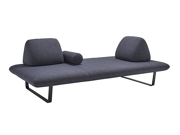 Zweisitzer Garten-Sofa mit Stoffbezug und Schlittenbasis LIGNE ROSET Murtoli Fabrik LIGNE ROSET aus Italien. Foto №2