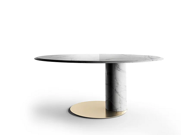 Ovaler Tisch aus Carrara-Marmor Gallotti&Radice Oto Big Fabrik Gallotti & Radice aus Italien. Foto №3