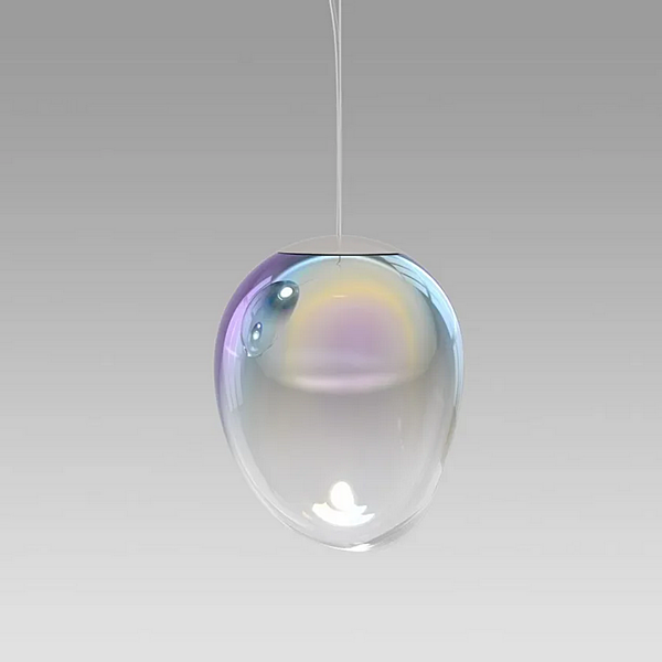 Hängelampe aus mundgeblasenem Glas Stellar Nebula Artemide Fabrik Artemide aus Italien. Foto №13