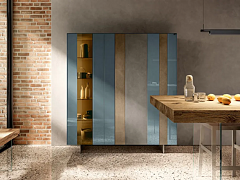Glas-Hochschrank N.O.W. 1389 LAGO Glas-Hochschrank N.O.W. 1389 LAGO Fabrik LAGO aus Italien