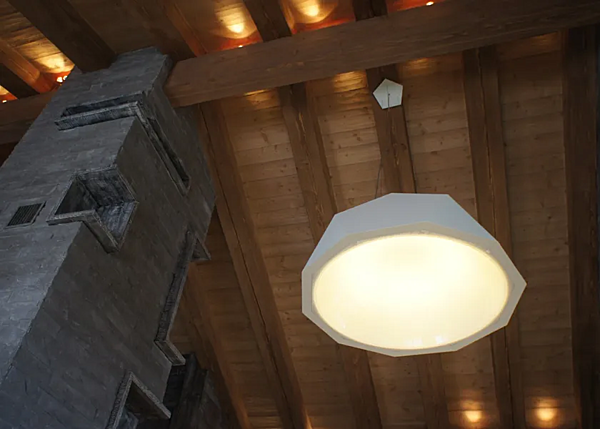 Hängelampe aus Aluminium Fabbian Crio Fabrik Fabbian aus Italien. Foto №8