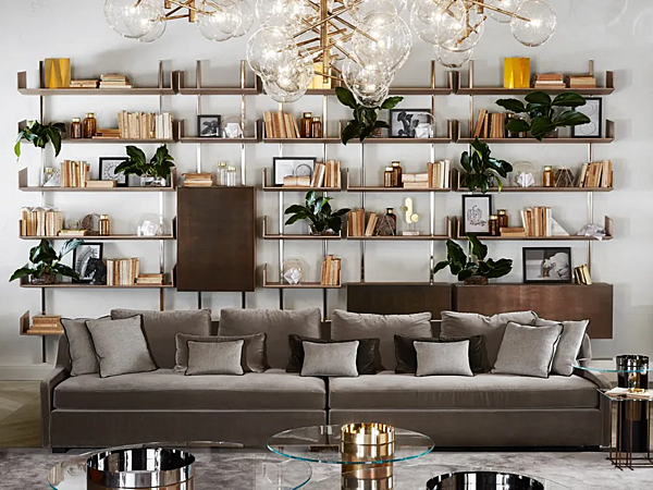 Wandmontierte modulare Holzbuchregal Brera Gallotti&Radice Fabrik Gallotti & Radice aus Italien. Foto №3