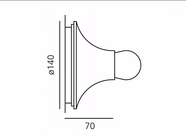 Wand- und Deckenlampe aus Polycarbonat Teti Artemide A048170, A048110, A048120, A048150 Fabrik Artemide aus Italien. Foto №2