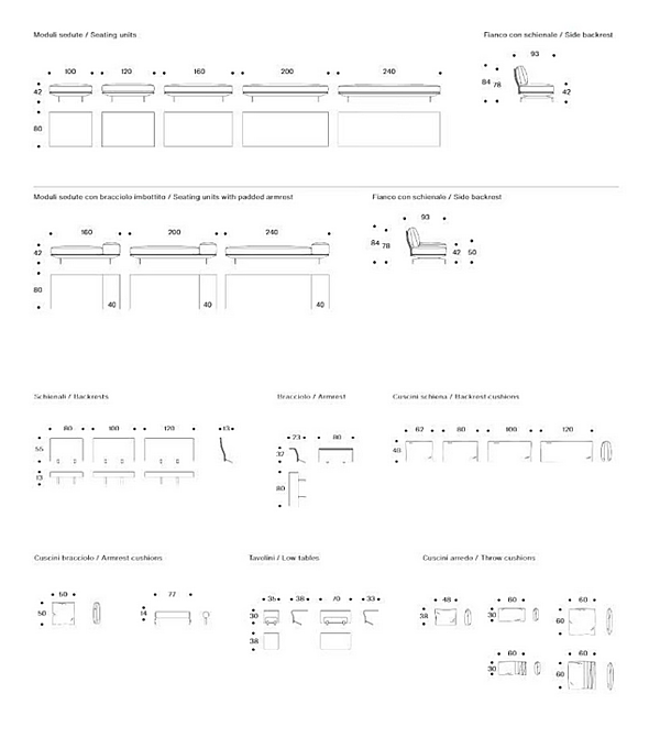 Stoffsofa mit abnehmbarem Bezug Avant Apres Saba Fabrik SABA aus Italien. Foto №15