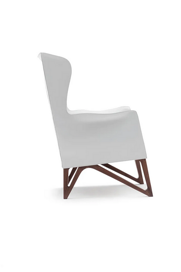 Lederarmstuhl mit Armlehnen Mobius GIORGETTI Fabrik GIORGETTI aus Italien. Foto №2
