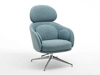 Bergere-Kissenstuhl mit abnehmbarem Bezug und Kopfstütze Sunset Saba