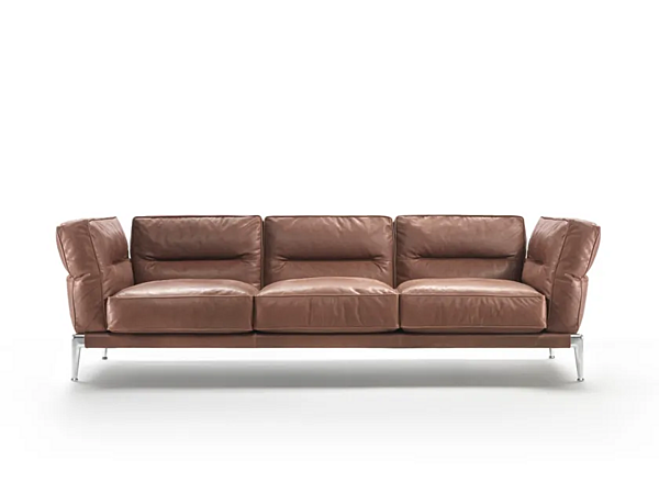 Ecksofa aus Leder mit weicher Rückenlehne FLEXFORM ADDA Fabrik FLEXFORM aus Italien. Foto №1