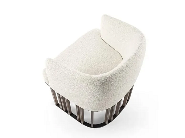 Stuhl mit abnehmbarem Bezug aus Stoff GIORGETTI HERO Fabrik GIORGETTI aus Italien. Foto №7