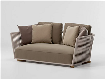Zweisitzer Gartensofa aus Stoff Grand Bitta KETTAL KS7003100