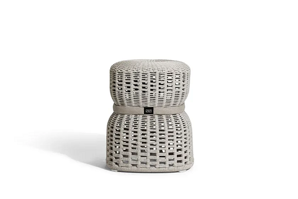 Garten Pouf aus nautischem Seil POLTRONA FRAU Lepli Outdoor Fabrik POLTRONA FRAU aus Italien. Foto №7