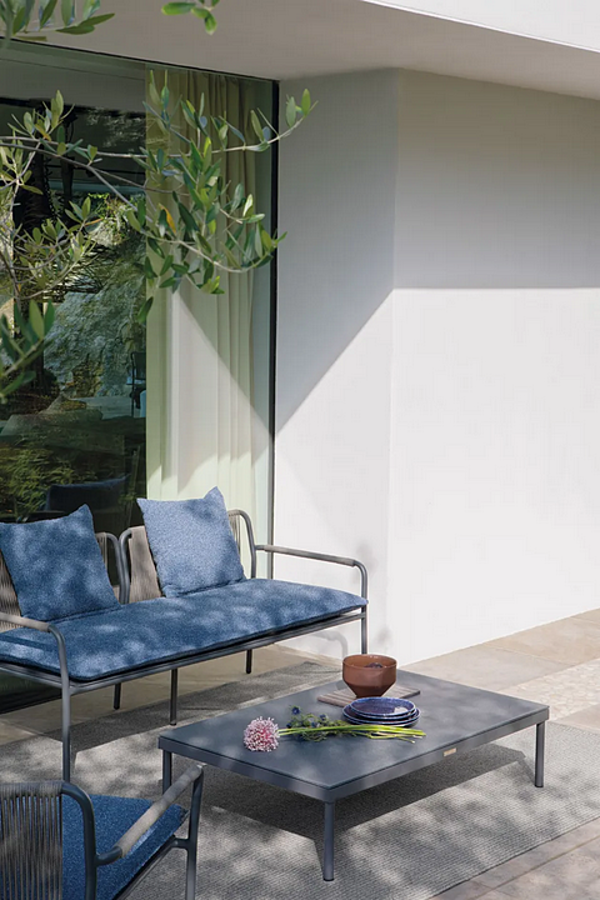 Zweisitzer Aluminium Gartensofa Air Atmosphera Fabrik ATMOSPHERA aus Italien. Foto №10